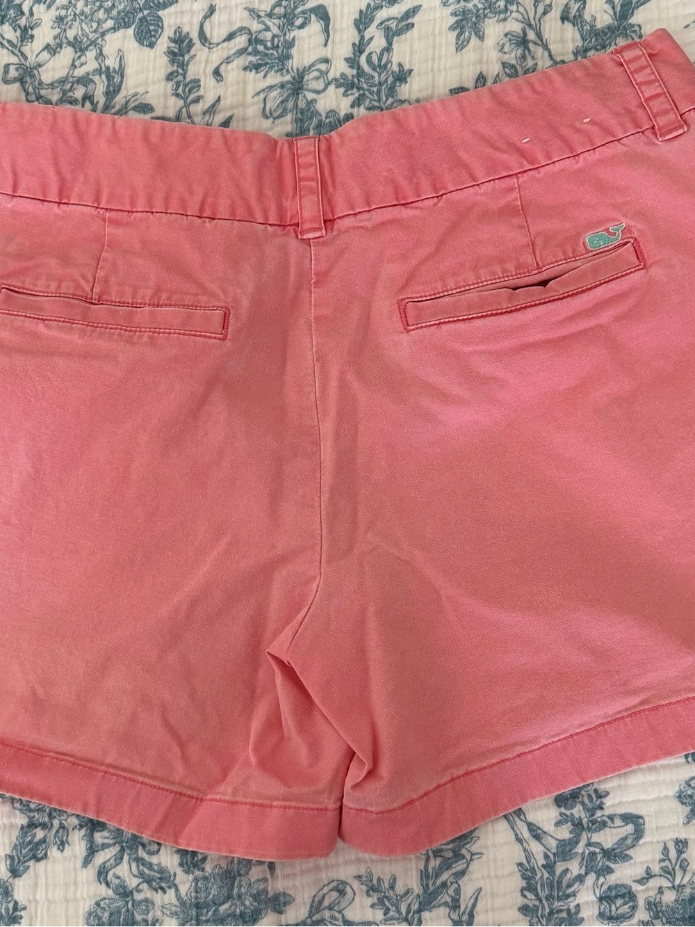 Vineyard Vines Coral Pink Cotton Shorts - Picture 2 of 4